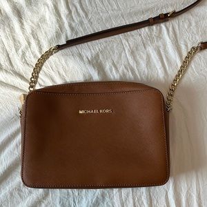 Michael Kors leather cross-body bag
